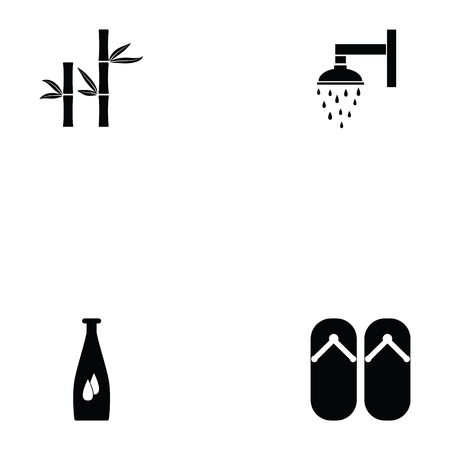 spa icon setのイラスト素材