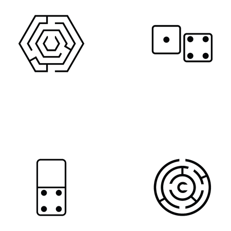 Game icon set.のイラスト素材
