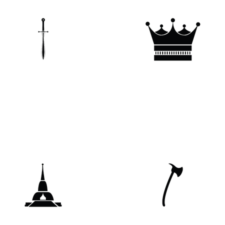 archeology icon setのイラスト素材