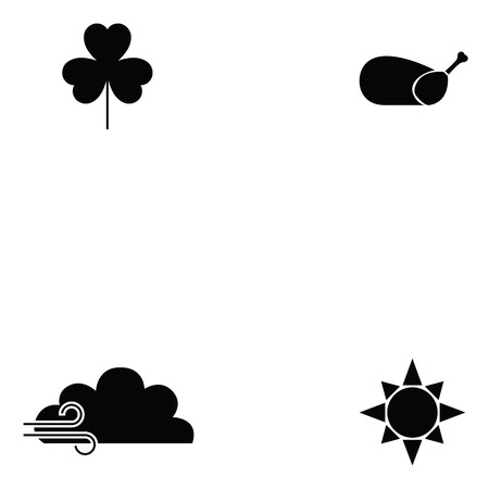 autumn icon set Vector illustration.のイラスト素材