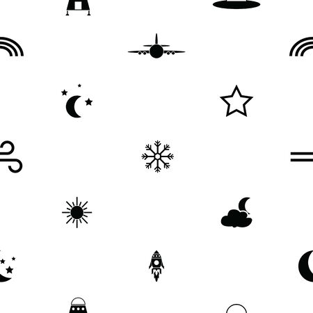 sky seamless pattern background icon.のイラスト素材