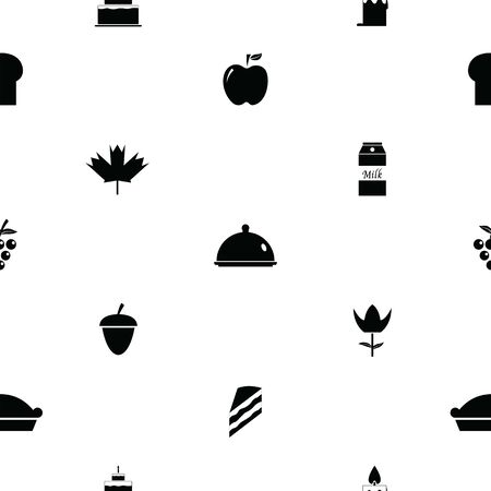 thanksgiving seamless pattern background icon.のイラスト素材