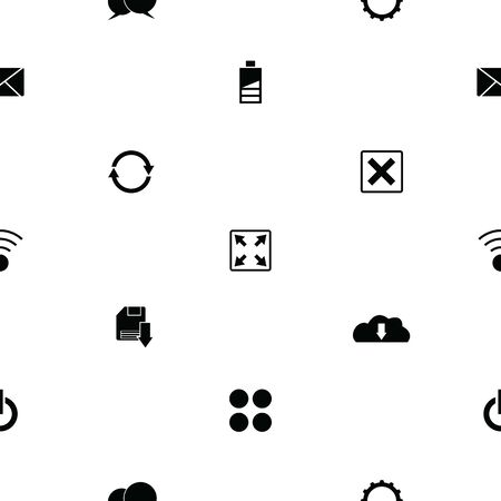 web seamless pattern background icon.のイラスト素材