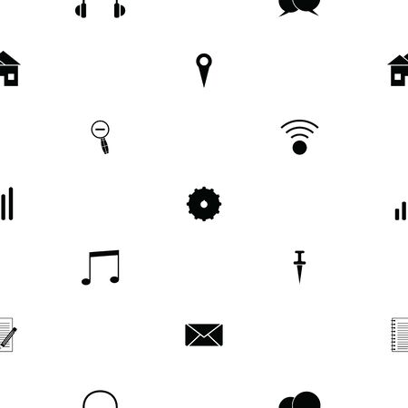 web seamless pattern background icon.のイラスト素材