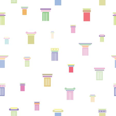 column seamless pattern background icon.のイラスト素材