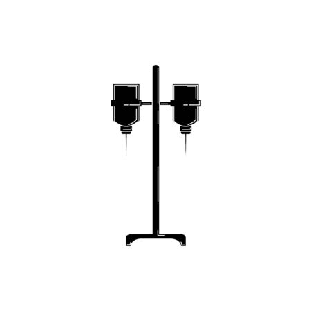 dropper simple icon. Medicine vector illustration for design and web.のイラスト素材
