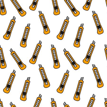 Instruments seamless pattern. tools illustration for design and web.のイラスト素材