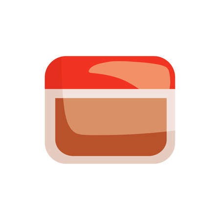 manicure jar for nail gel or hand cream vectorのイラスト素材