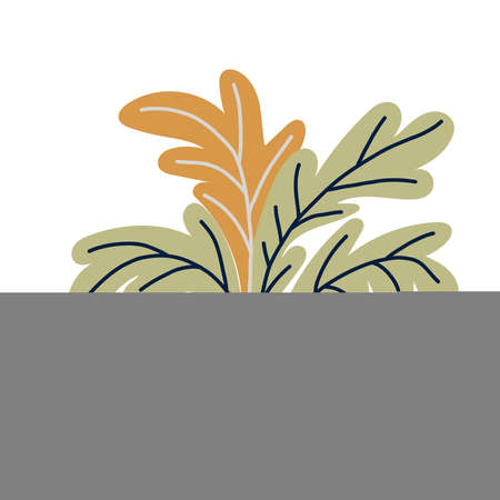 Abstract lush tree in a stone prehistoricalのイラスト素材