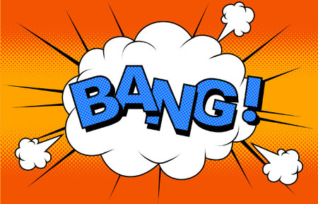 Vector cartoon Comics Bang.のイラスト素材