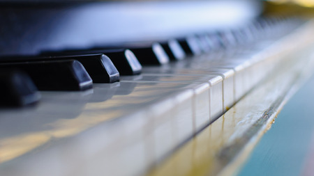 piano keysの写真素材