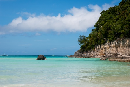 Boracay island beachの写真素材