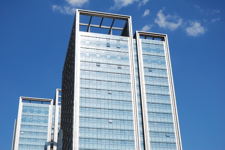 Building exterior glassの写真素材