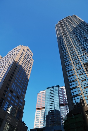 Building exterior glassの写真素材