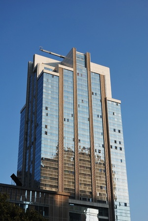 Building exterior glassの写真素材