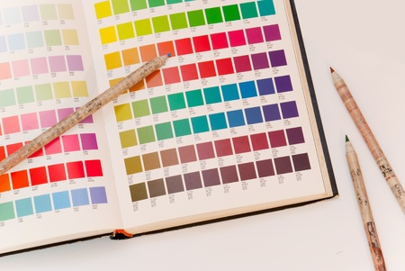 open Pantone sample colors catalogue 