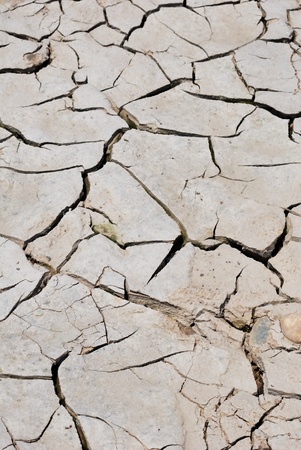 Cracked land caused by droughtの写真素材