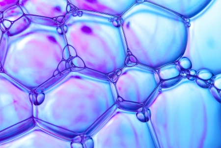 The surface of the bubbleの写真素材