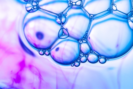 The surface of the bubbleの写真素材