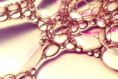 The surface of the bubbleの写真素材