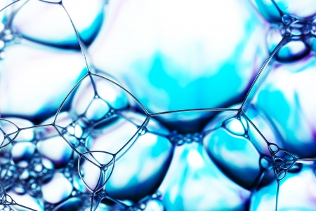The surface of the bubbleの写真素材