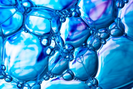 The surface of the bubbleの写真素材