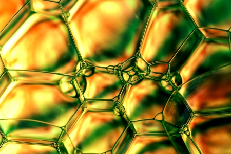 The surface of the bubbleの写真素材