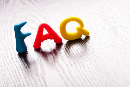 Frequently ask question conceptの写真素材