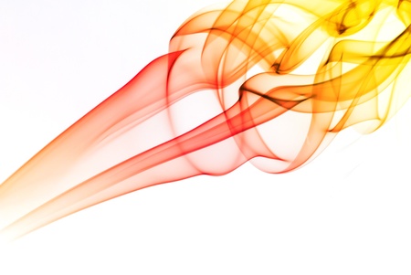 Color of smoke in the white backgroundの写真素材