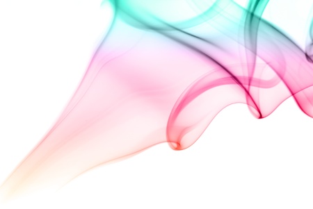 Color of smoke in the white backgroundの写真素材