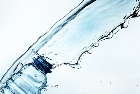 Water splash out of glass