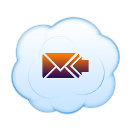 Icon on the cloudsの写真素材