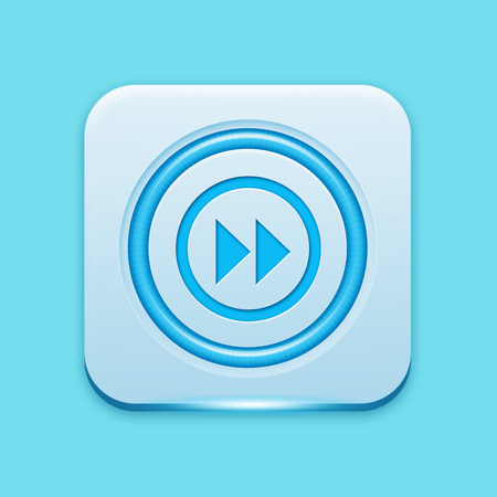 Blue icon edge lightの写真素材