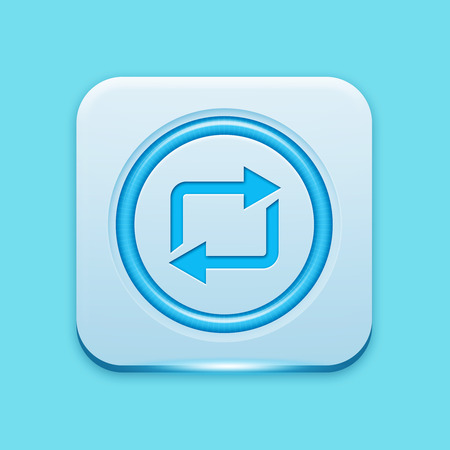 Blue icon edge lightの写真素材