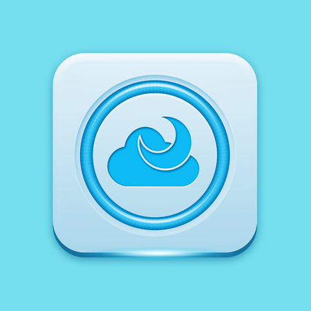 Blue icon edge light