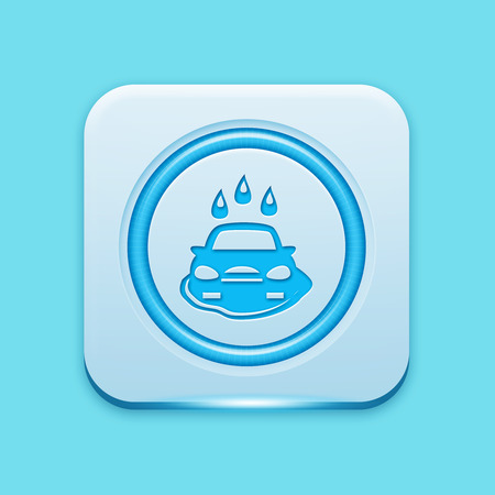 Blue icon edge lightの写真素材