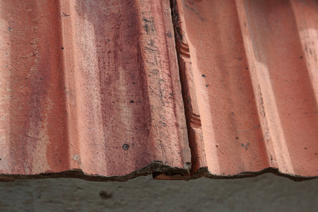 tile roofs, close-up tile roofs, house roofs tileの写真素材