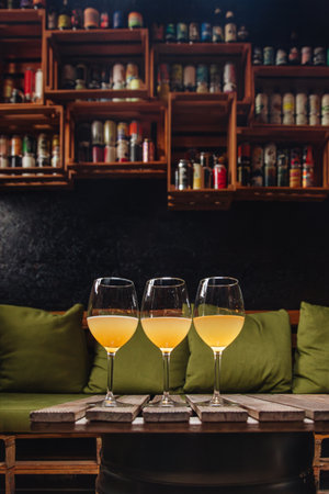 Craft beer or wine by the glass