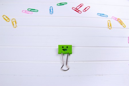 funny paperclipの写真素材
