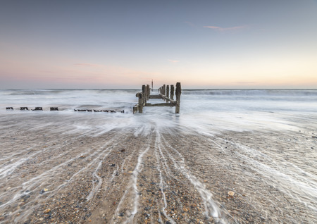 Sea Groyneの写真素材