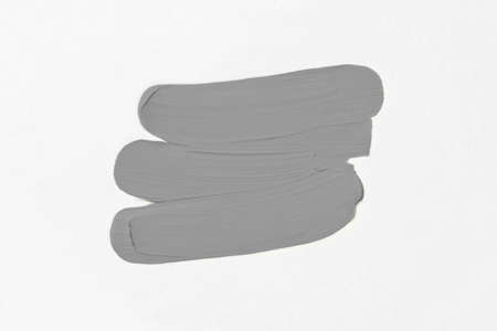 Smears of oil paint. Color of the year 2021 - Ultimate Gray.