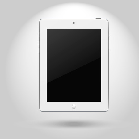 White tablet.のイラスト素材