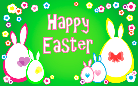 Happy Easter.のイラスト素材