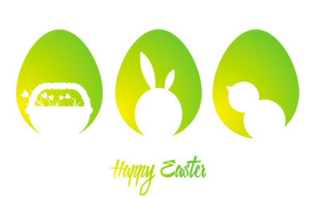 Happy Easter.のイラスト素材