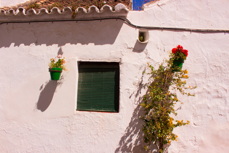 Spanish house. Beautiful architecture. Mediterranean style. Decoration. Costa del Sol, Andalusia, Spain.の写真素材