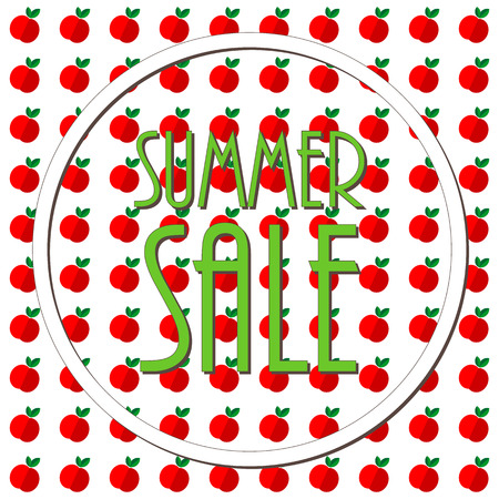 Comes out. Summer sale design banner.のイラスト素材