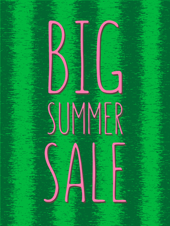 Comes out. Summer sale promotion banner. Colorful vector illustration.のイラスト素材