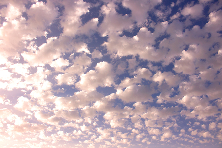 Sky. Beautiful sky with clouds. Summer landscape.の写真素材