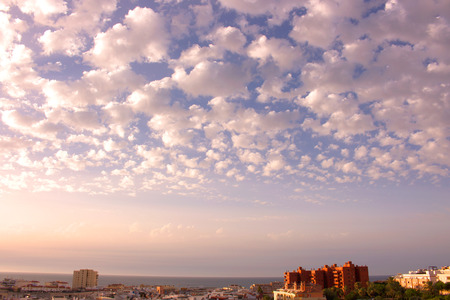 Sky. Beautiful sky with clouds. Summer landscape.の写真素材