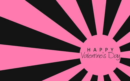 Valentine's Day greeting card. Web banner. Vector illustration.のイラスト素材
